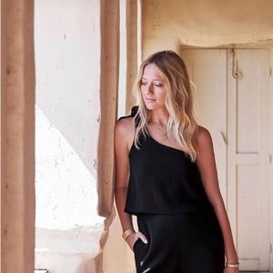 SEZANE AUGUSTINE Editions ONE SHOULDER JUMPSUIT
